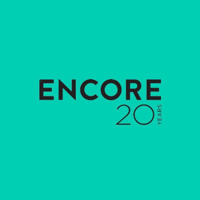 A logo indicating that managing agent Encore is celebrating 20 years in business