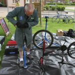 Pedal power at Monksmoor Park community event