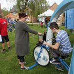 Pedal power at Monksmoor Park community event